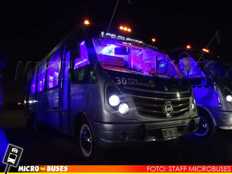 Linea 30 Ruta Las Playas - 1ª Junta Busologia Concepcion 2020 | Carrocerias LR taxibus 2012 - Mercedes Benz LO-915 AUT
