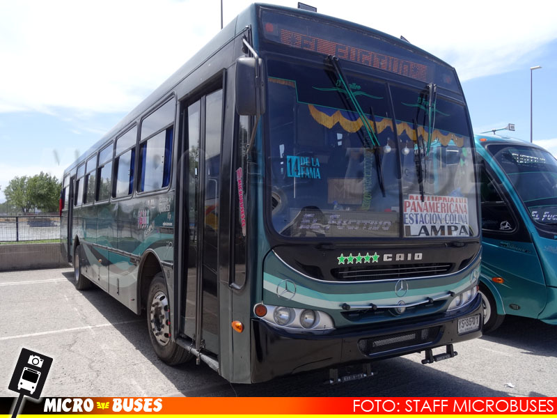 Buses Lampa Batuco Stgo. - Junta Cumbre Solidaria Micrera, Mala Fama 2019 | CAIO Apache S21 - Mercedes Benz OF-1722M
