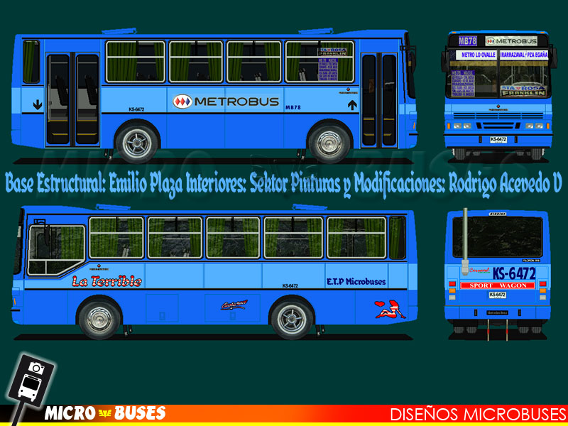 Ciferal Padron Rio / Mercedes Benz OF-1115 / Metrobus MB78 ETP Microbuses S.A.
