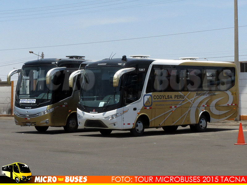 Unidades Clave 7 / Hino FC Bus - Mitsubishi Fuso / Codylsa  - Tour Microbuses 2015 Tacna