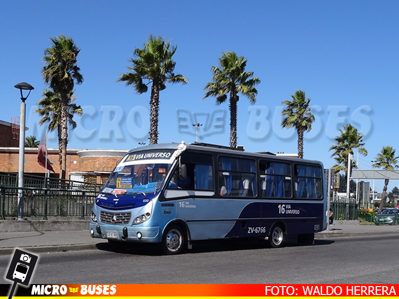Linea 16 Via Universo, Talcahuano | Carrocerias LR Taxibus 2006 - Mercedes Benz LO-915