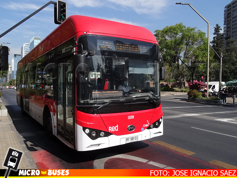 Metbus S.A. Troncal 406 | BYD Ebus, Bus Electrico - K9FE