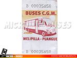 Boleto | Buses CGM - Melipilla