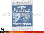 Boleto | Linea San Pedro Adulto Mayor - Concepción