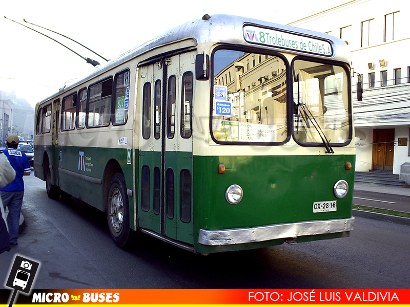 Unidad 8 Trolebuses de Chile | Pullman Standard - Serie 800
