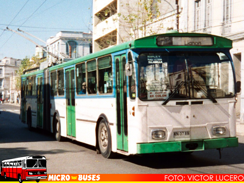 Trolebús FBW-Hess-SAAS UST 1975 / ETCE de Valparaiso