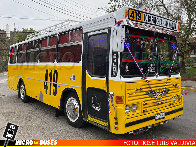 Linea 419, Santiago | Metalpar Petrohue - Mercedes Benz OF-1115