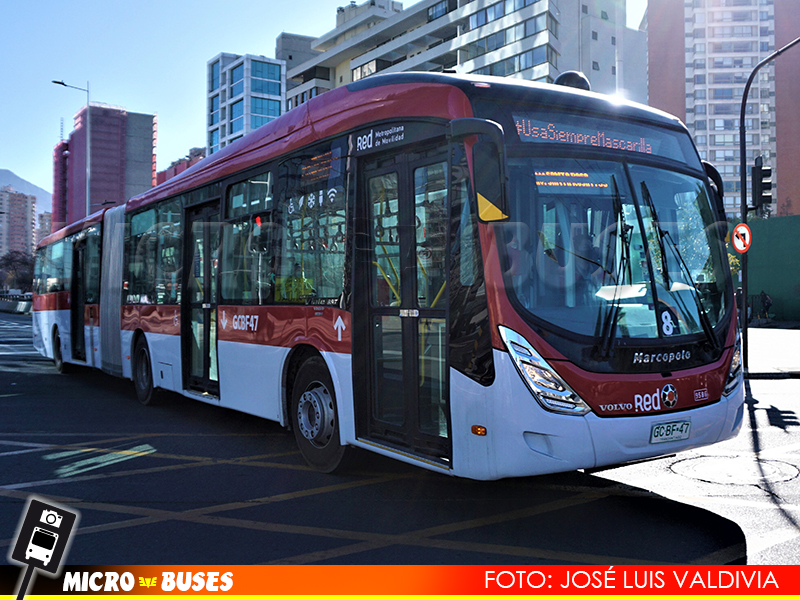 Troncal 216 Subus Chile | Marcopolo Gran Viale BRT - Volvo B8R