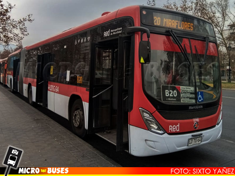 Redbus Urbano S.A. Zona B | Marcopolo Torino Articulado Low Entry 2018 - Mercedes Benz O-500UA Euro VI