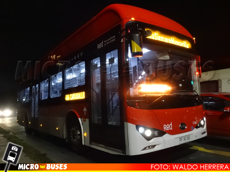Metbus S.A. Troncal 406 | BYD Ebus - K9FE