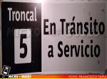 Troncal 5 Metbus | Letrero en Transito