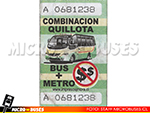 Boleto | Adga Bus - Bus+Metro