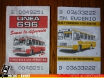 Boletos / Linea 696 y San Eugenio Recoleta