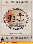Empresa de Taxibuses Numero 2 Antofagasta | Boleto - Impresores 27
