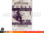 Boleto | Buses Portus - Los Andes