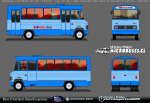 Metrobus Pte. Alto | Mafig Taxibus 90's - Mercedes Benz LO-708E