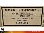 Buses Chile | Indentificacion Representante Legal